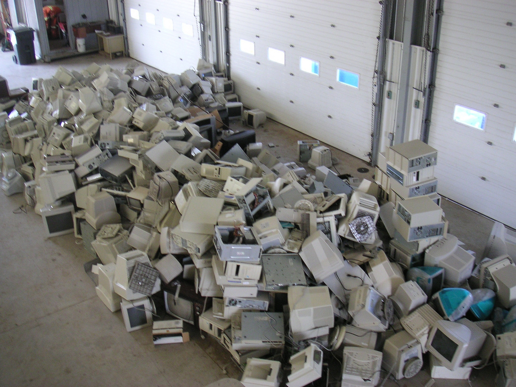 School computers being recycled